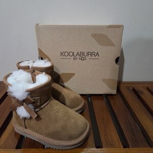 Koolaburra By UGG Baby Girl's Brown Boots with Bow Size 6